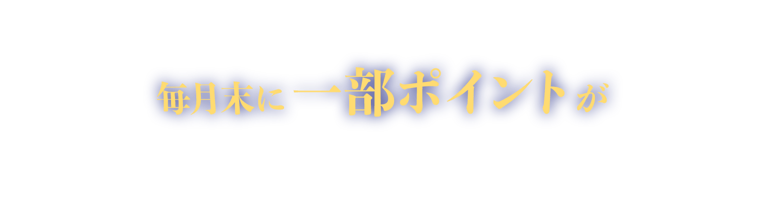 WESTERポイント（期間・用途限定）は毎月末に一部ポイントが失効する可能性がございます。
