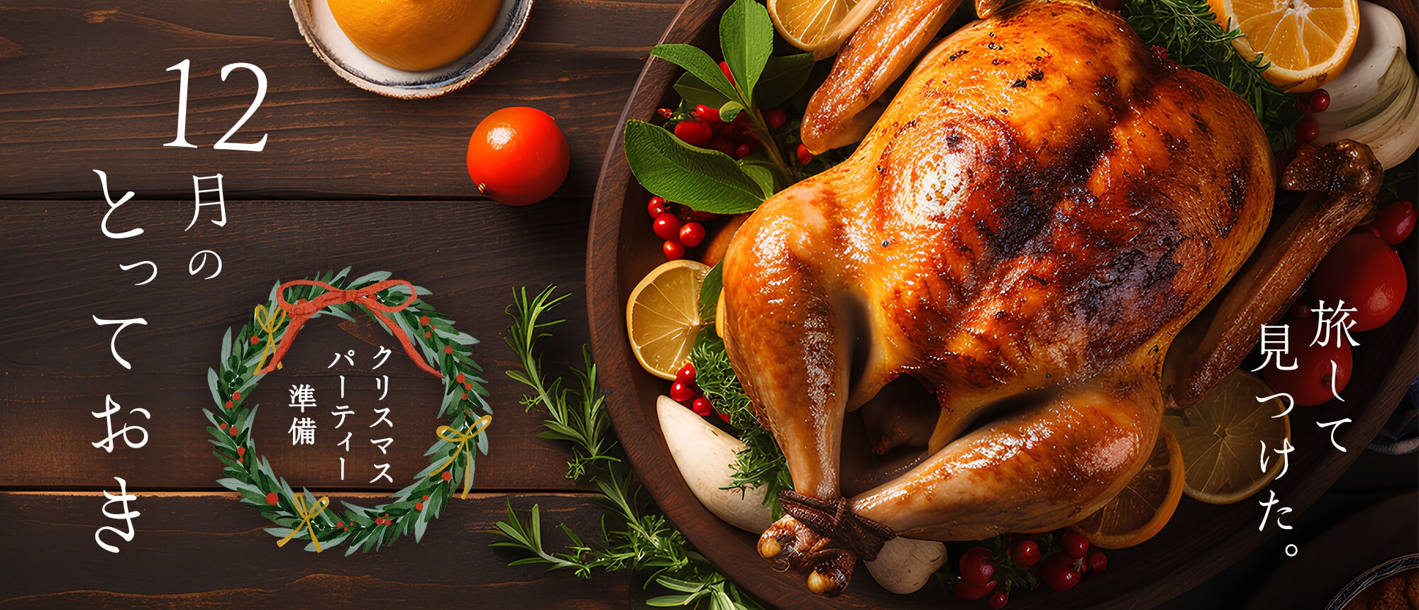 旅してみつけた。12月のとっておき。~クリスマスパーティー準備~