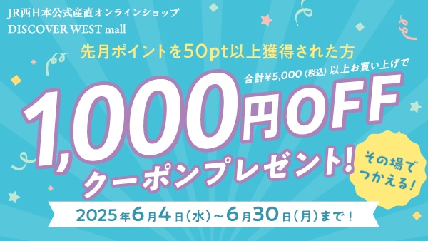 先月50pt以上獲得の方限定！1000円OFFクーポンプレゼント！【DISCOVER