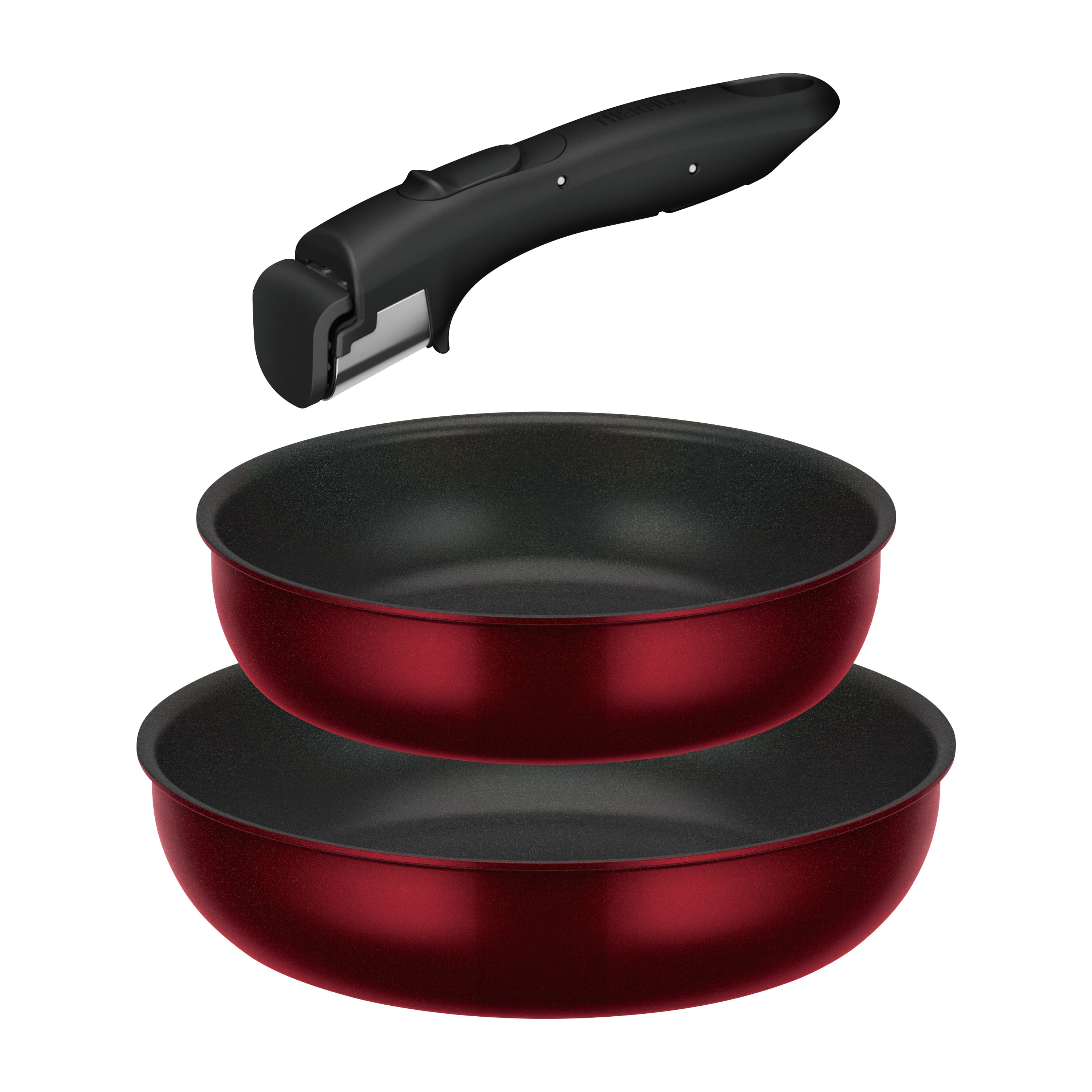 <サーモス>取っ手のとれるフライパン3点セット
