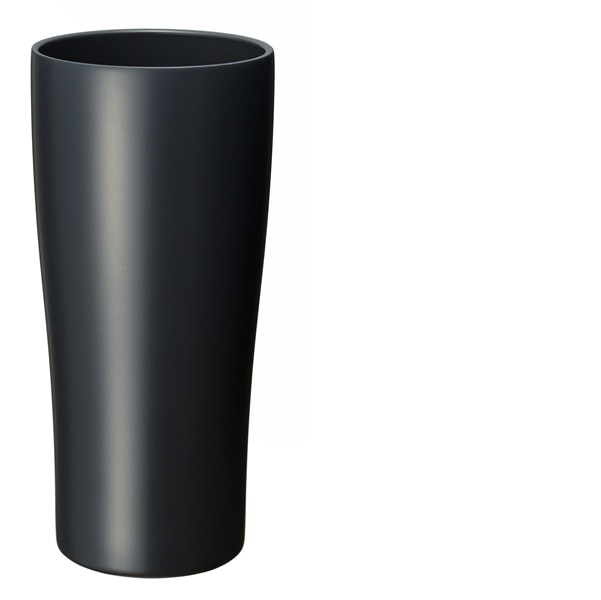 真空二重セラミックコートタンブラー450mlチャコール