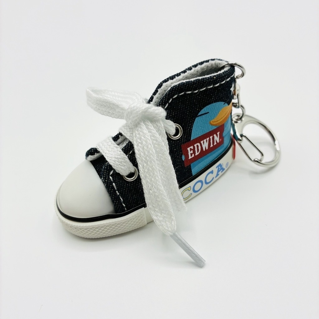 カモノハシのイコちゃん×EDWIN　スニーカーキーリング