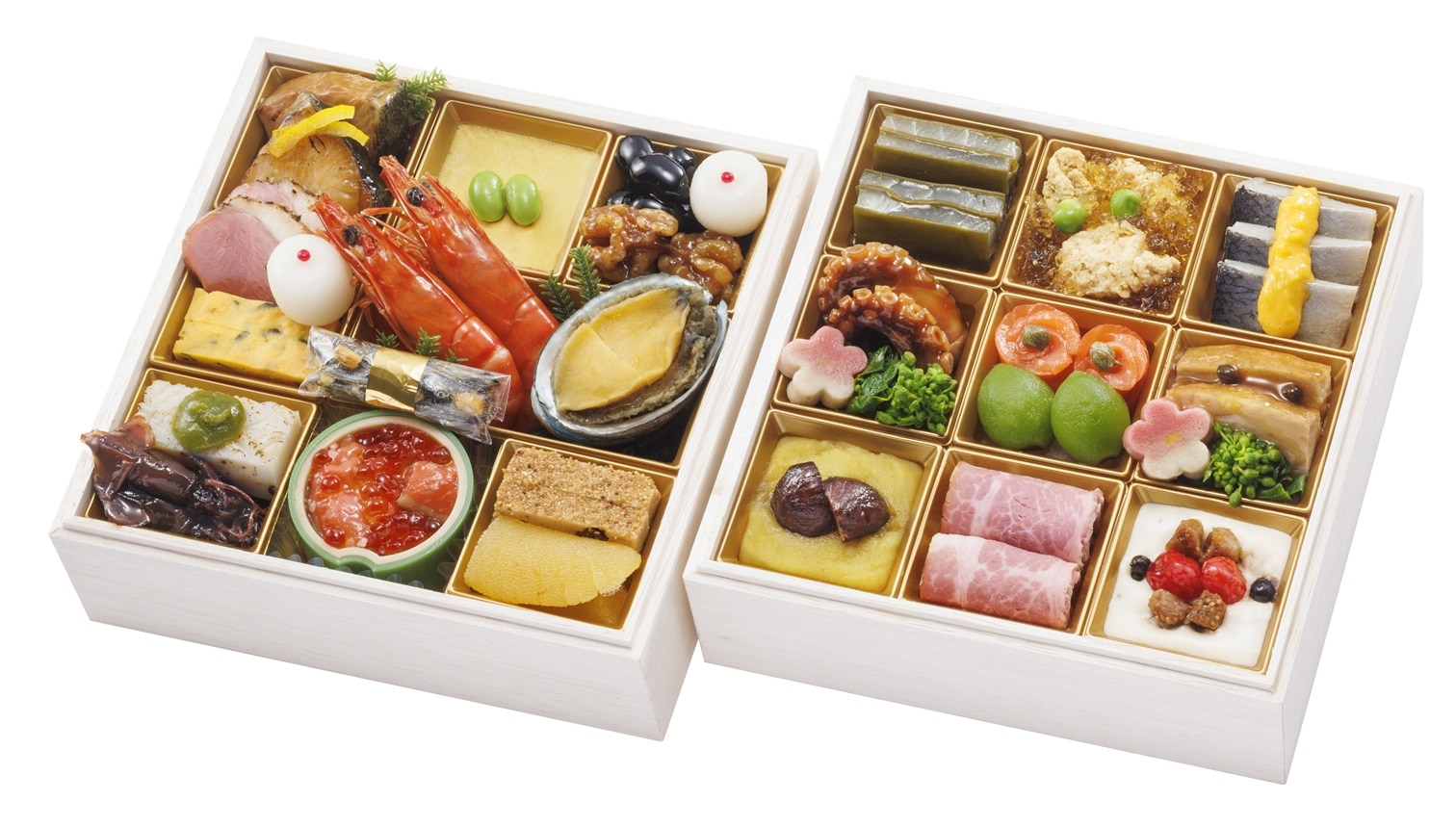  [千里山荘]おせち料理 二段重 (2人前)