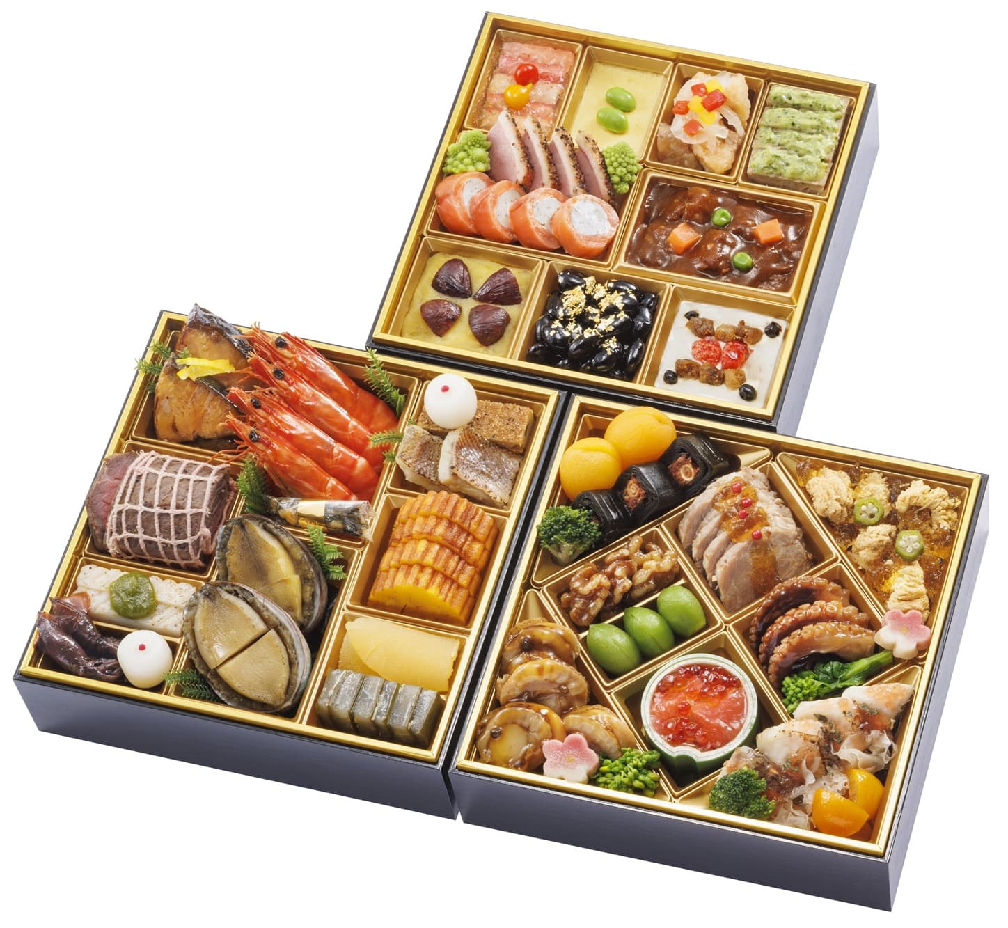  [千里山荘]おせち料理 三段重 (4人前)