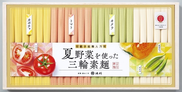 夏野菜を使った三輪素麺: 近畿エリアJR西日本｜DISCOVER WEST mall│WESTERポイント利用商品
