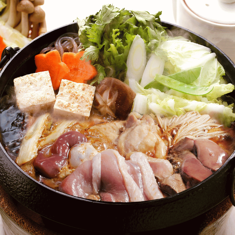 むなかた鶏のとりすきセット(3~4人前)