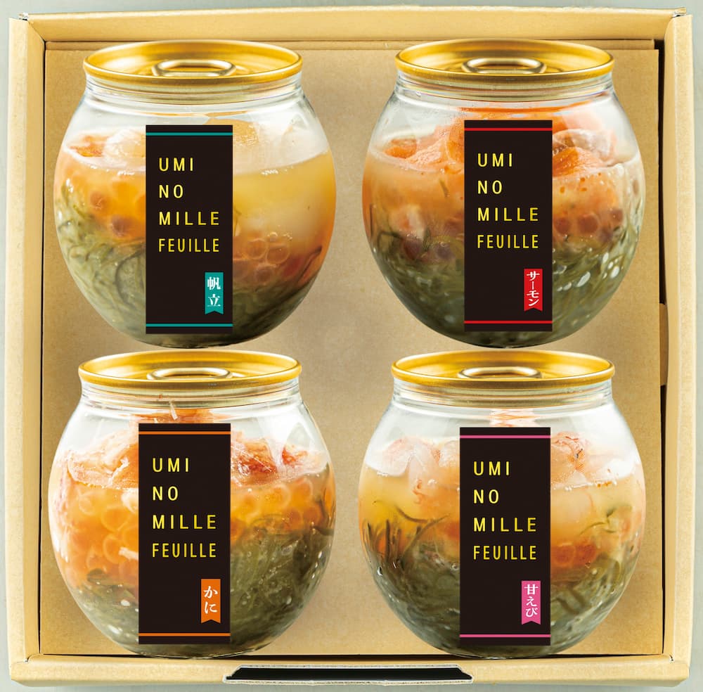 海のミルフィーユ 4種各1個