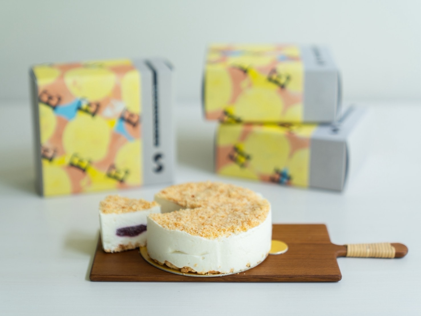 ふわふわレアチーズケーキ(いちじく)