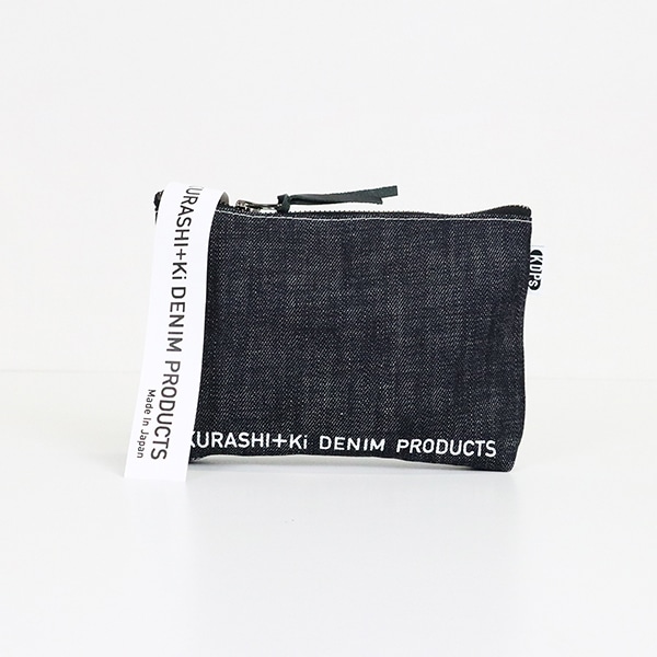KURASHI+Ki Pouch  Indigo インディゴ