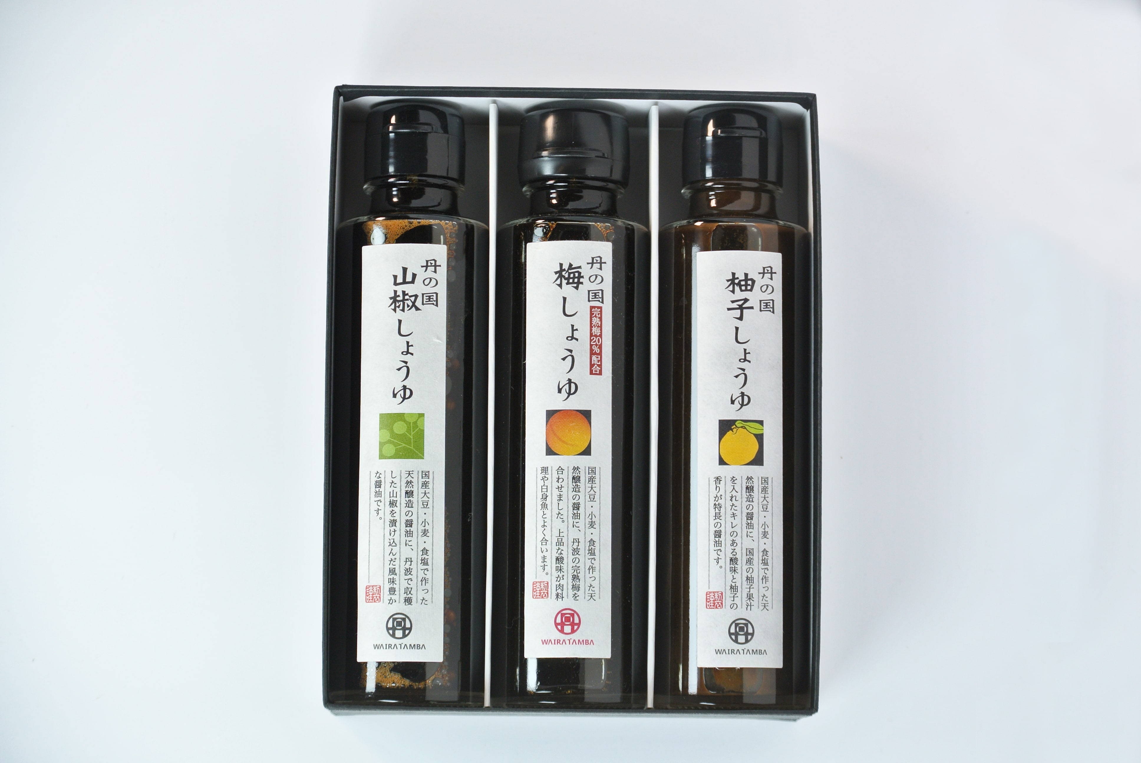 丹波醤油３本セット 150ml×3