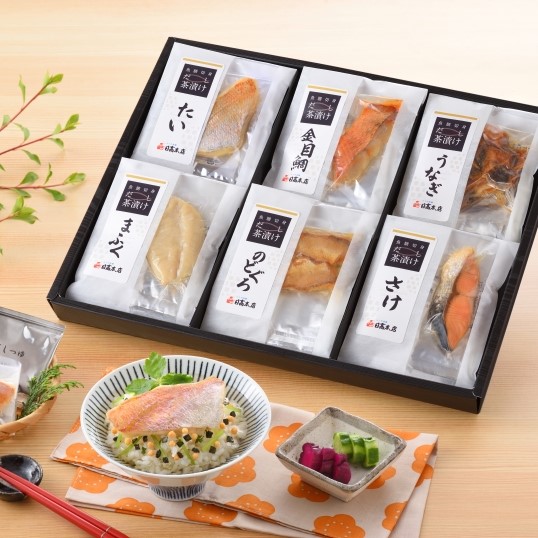切り身だし茶漬け6食セット(QSG-6)