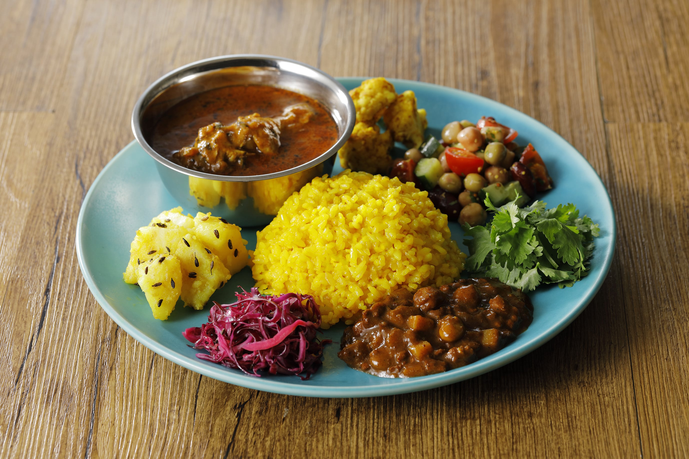 博多華味鳥　あいがけカレーセット