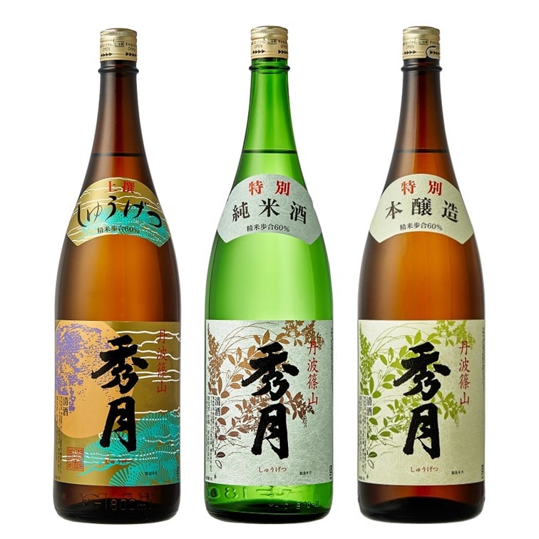 【丹波篠山 秀月】 温めておいしい燗酒 1800ml×3本