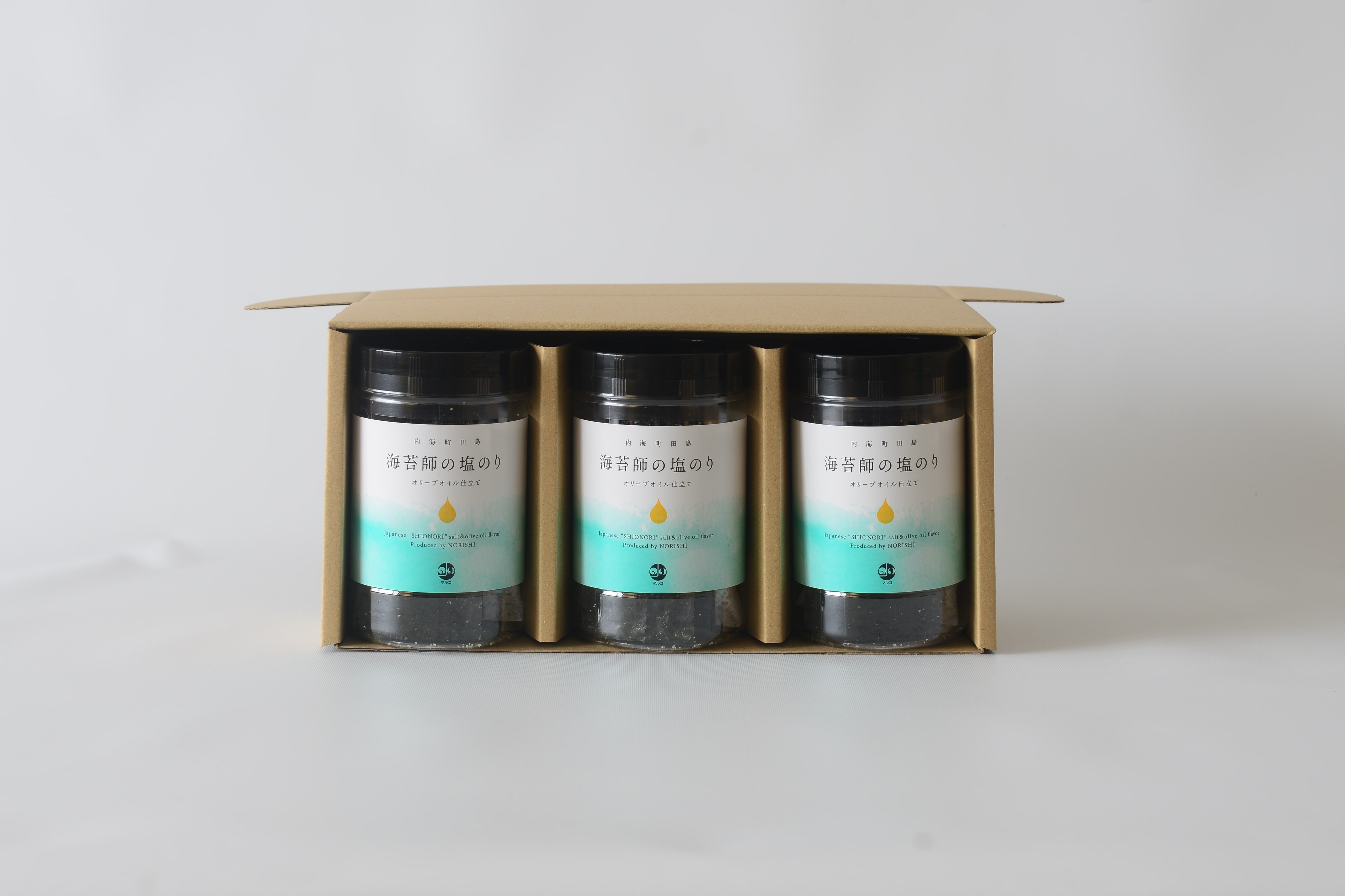  これがうまいんじゃ！塩のり3本ｾｯﾄ