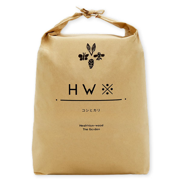 ヘルジアンウッド自然栽培米 5kg 5kg