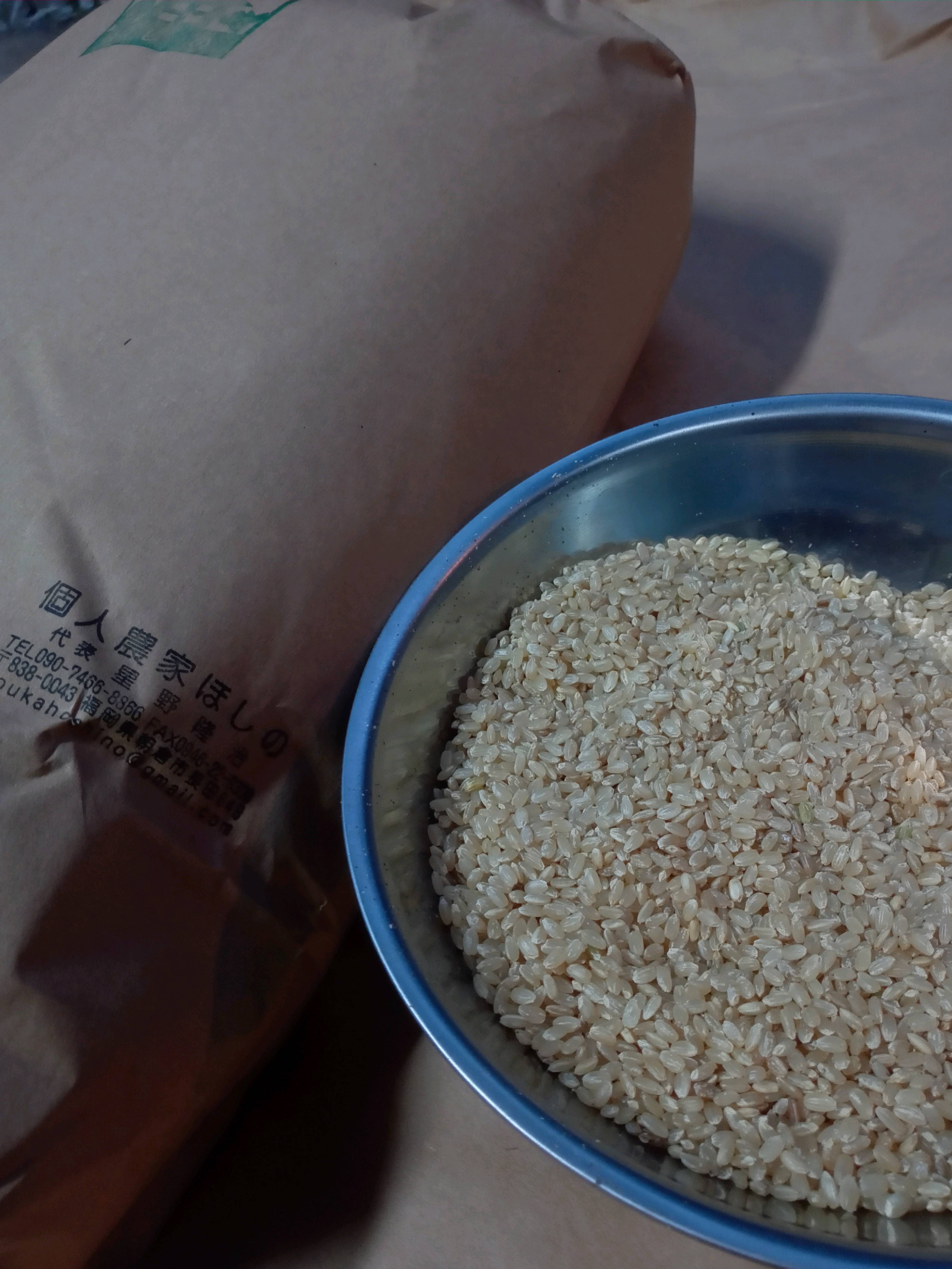 福岡県産　夢つくし 玄米　５ｋｇ 福岡県産　夢つくし 玄米　５ｋｇ
