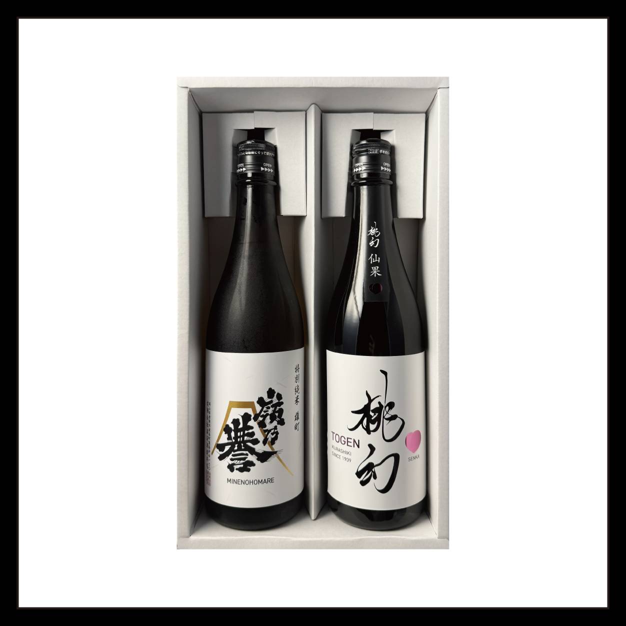 日本酒 嶺乃誉 特別純米雄町/桃幻 仙果 720ml×2本入