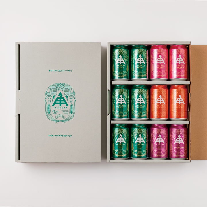 ISEKADO クラフトビール4種12缶セット A