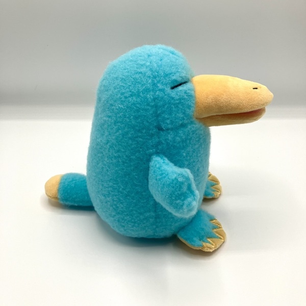 カモノハシのイコちゃん　わたがしぬいぐるみ