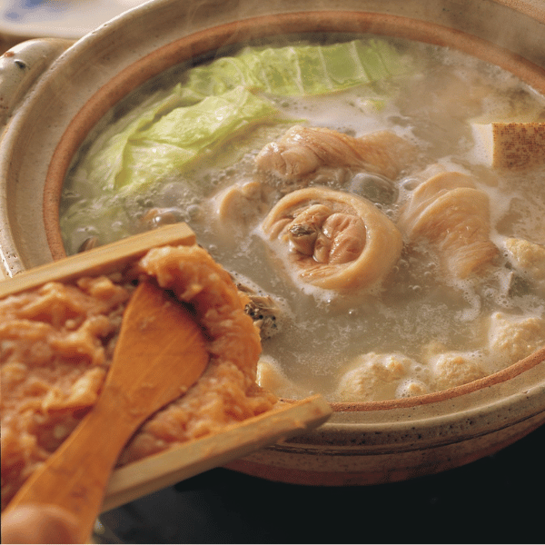 むなかた鶏水炊きセット(3~4人前)(骨付きモモブツ切り付き)