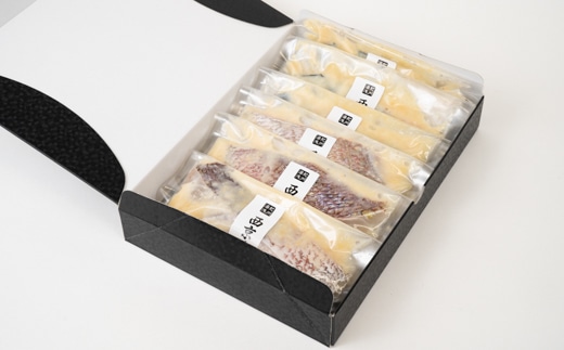 鮮魚問屋の和歌山県産天然鯛とサワラの西京漬 2種各３切れ