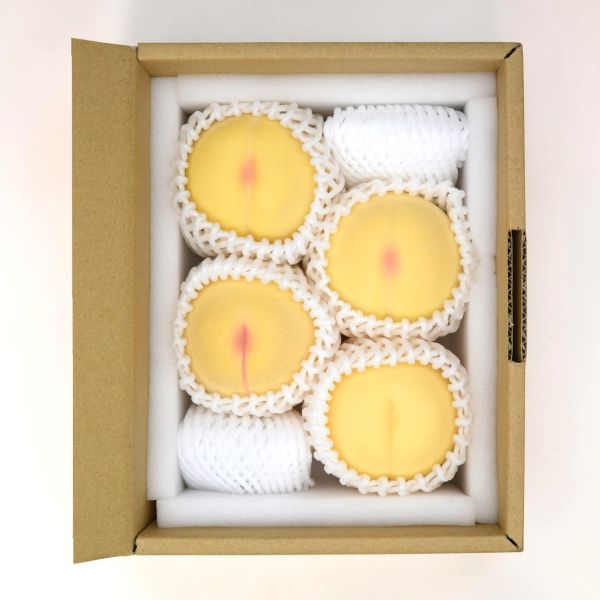 ご家庭用 岡山白桃 1kg（4～5玉）