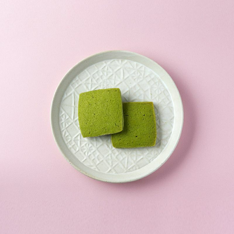  老舗茶舗の宇治抹茶クッキー<キューブBOX>
