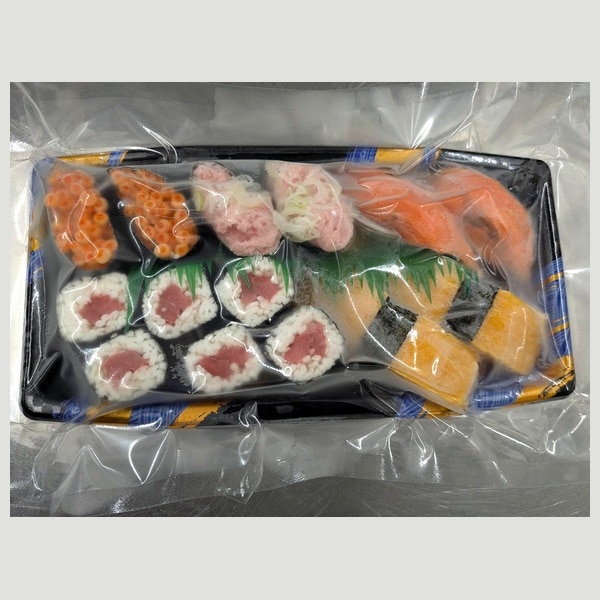 あいあい握り寿司　光り　8巻（冷凍）玉子・鉄火巻入