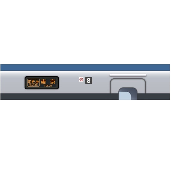 500系新幹線引退記念 マフラータオル(のぞみ東京行き)