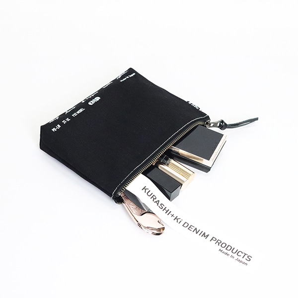KURASHI+Ki Pouch  BK ブラック