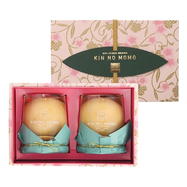 まるごと金の桃ギフト 370g×2個