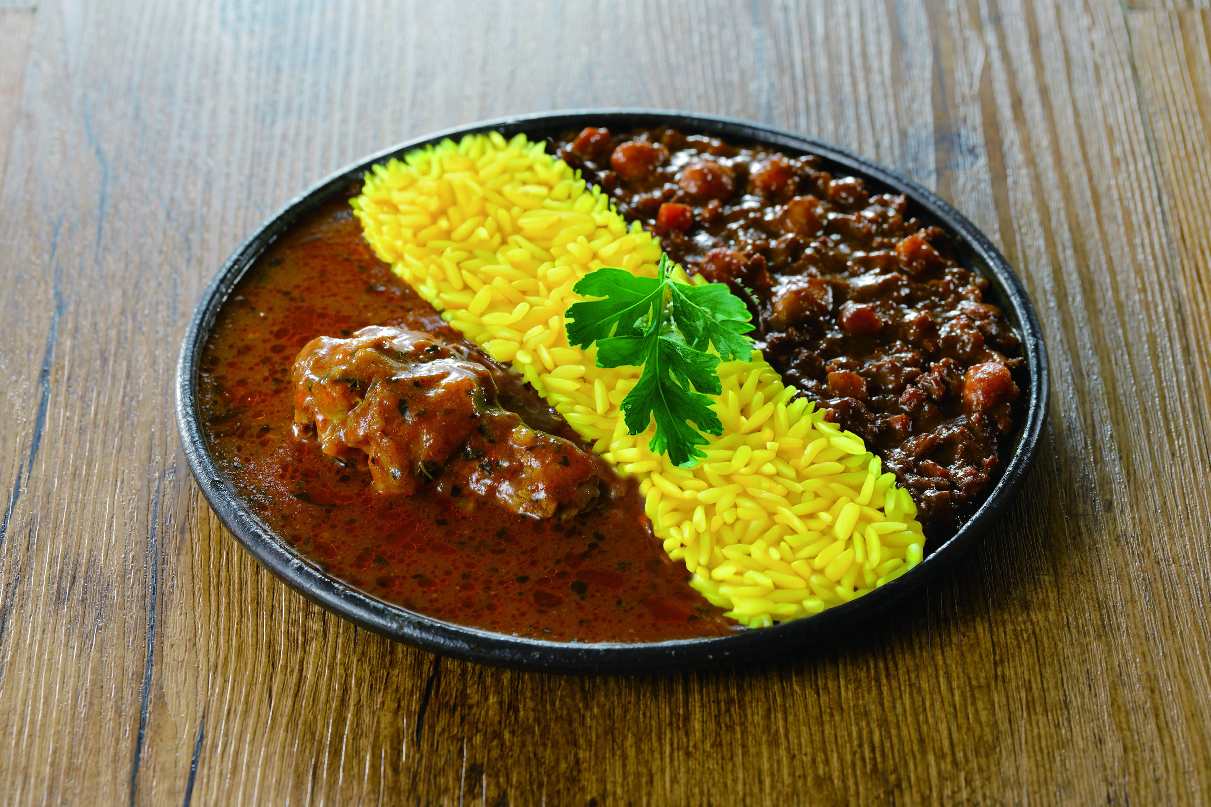 博多華味鳥　あいがけカレーセット