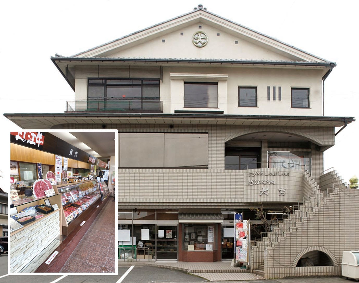 近江牛厚切りステーキ