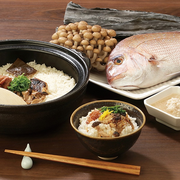 加工品 炊き込みご飯の素3種「鮎・うめ豚・鯛」 各2合用