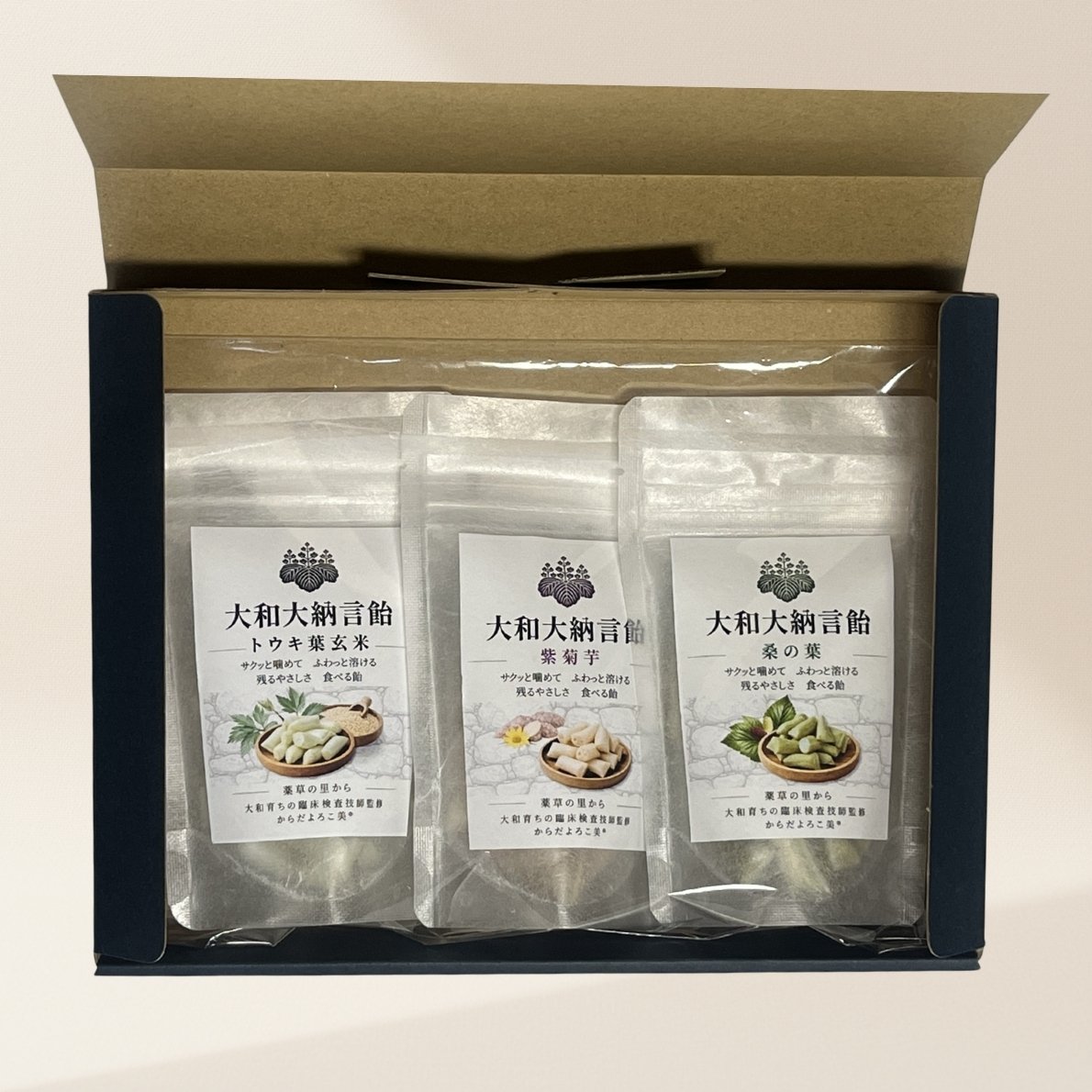 スイーツ 奈良の恵 食べる飴3種セット 40g×3袋