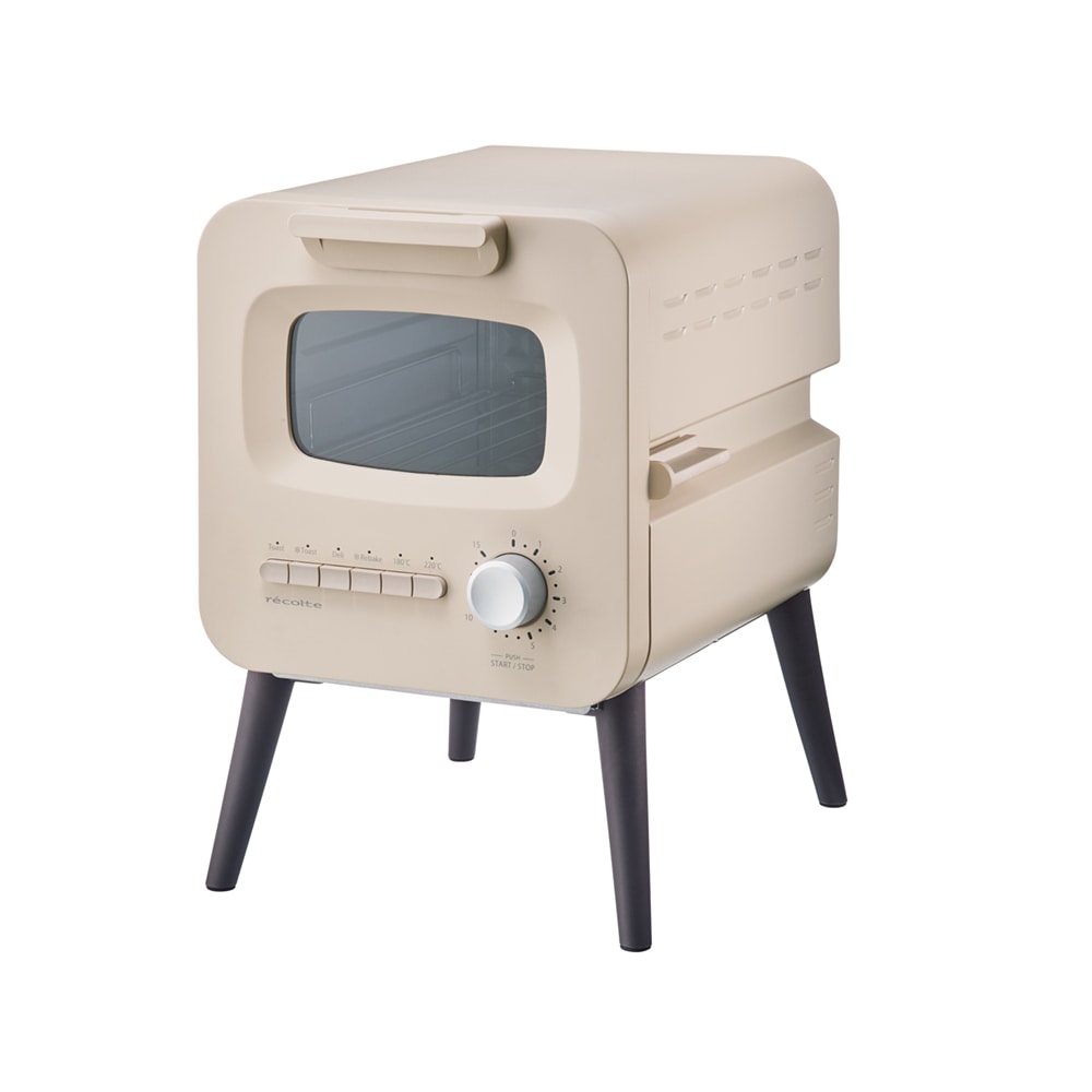 <レコルト>スライドラックトースター・ホワイト