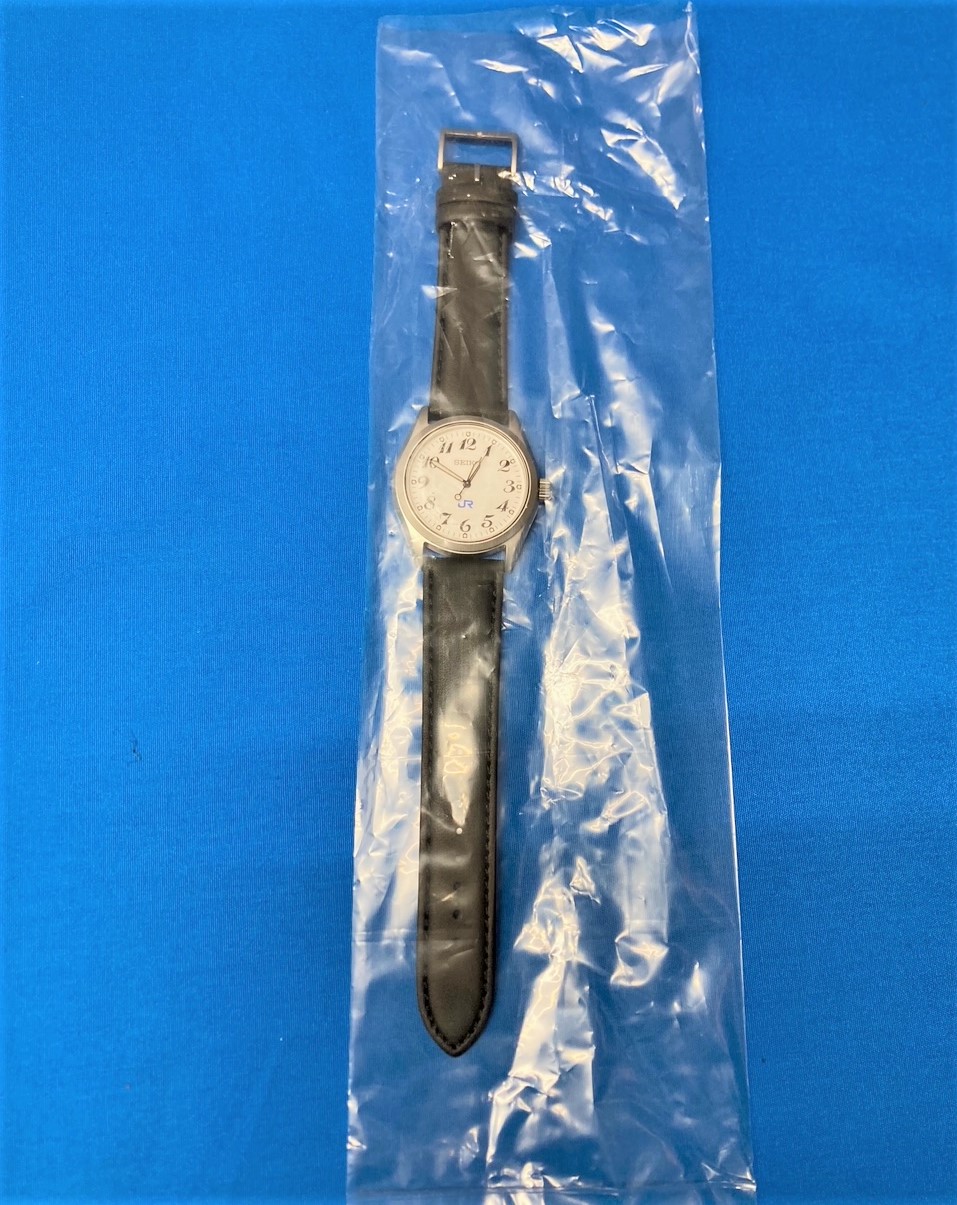 JR西日本公式】阪奈支社 腕時計 SEIKO 皮ベルト（新古品）: 鉄道グッズ 