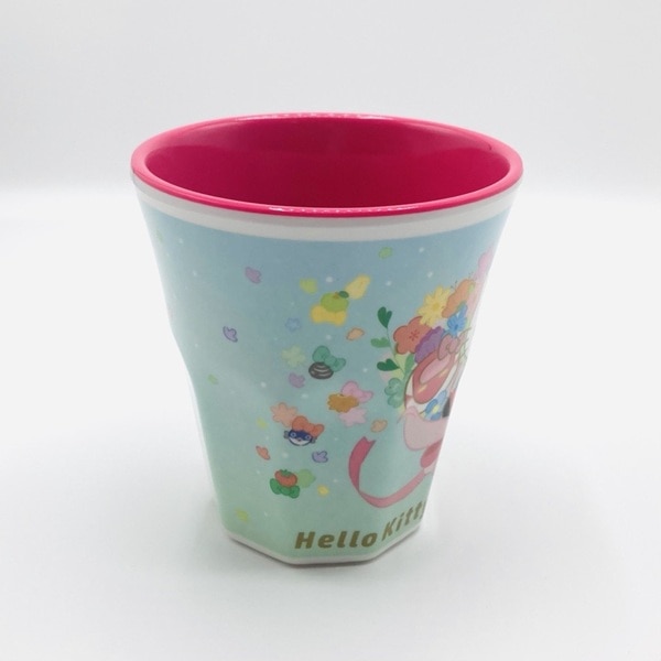 ありがとうハローキティ新幹線 メラミンカップ Bouquet