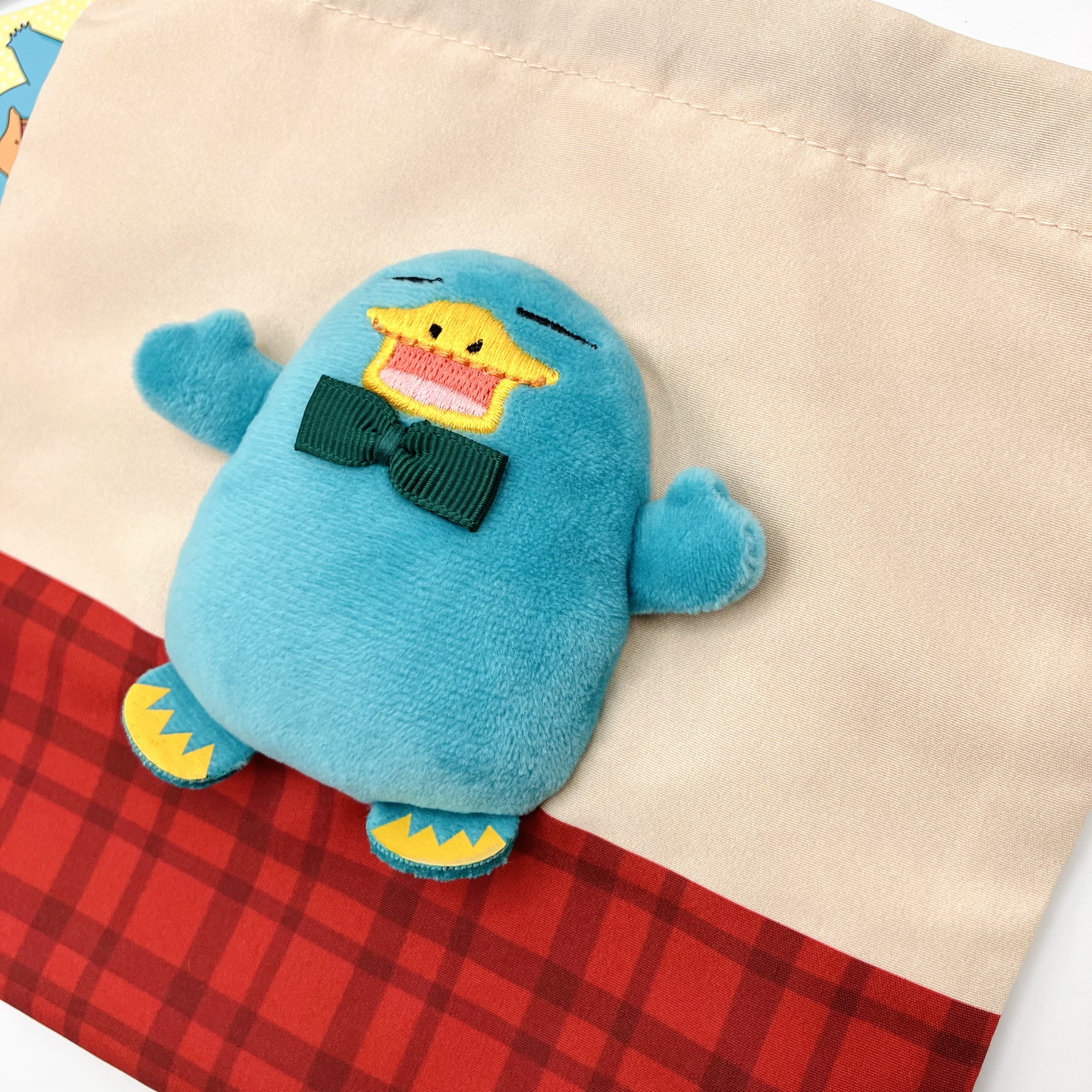 カモノハシのイコちゃん　マスコット巾着