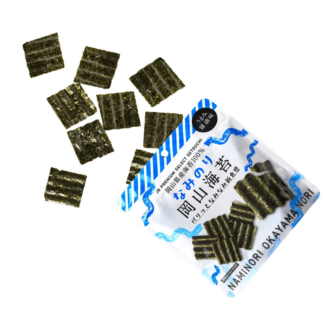 JR PREMIUM SELECT SETOUCHI なみのり岡山海苔　うまみ醤油味×5セット