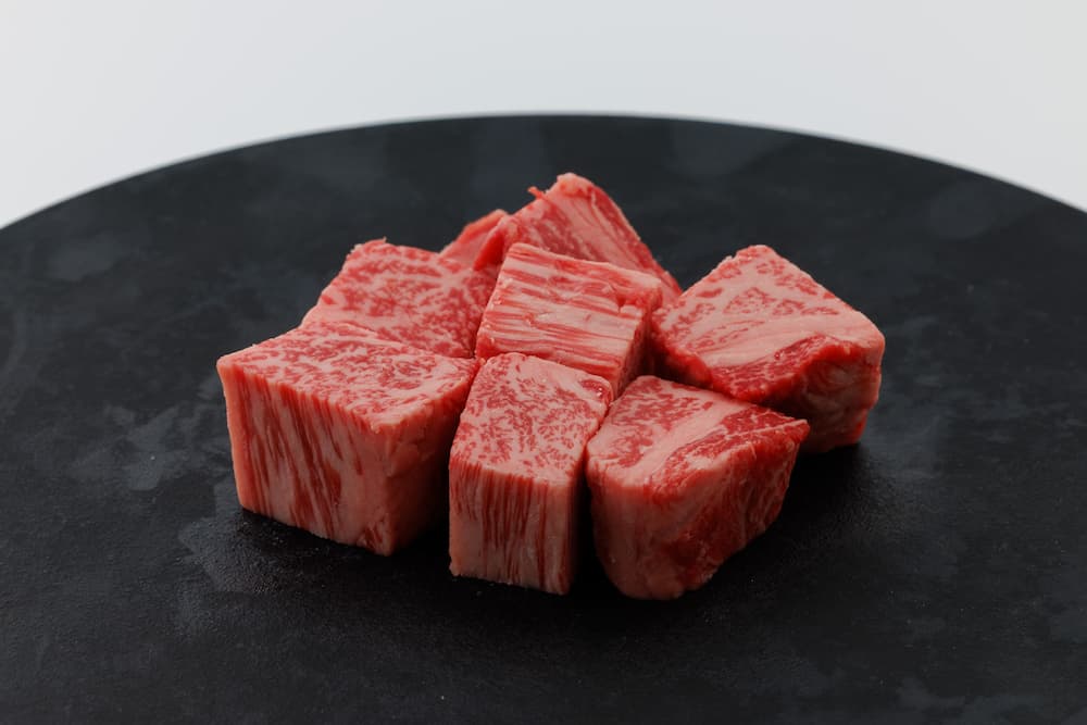 鳥取和牛ヒレ角切りステーキ150g