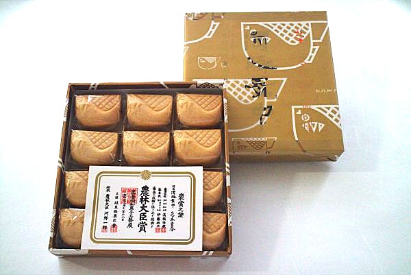 福を呼ぶ 河豚最中 12個紙箱入 12個紙箱入