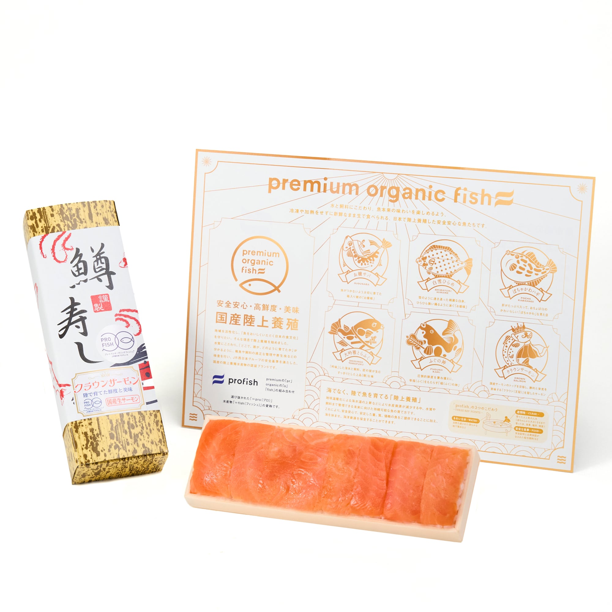 profish「クラウンサーモン」 棒寿司