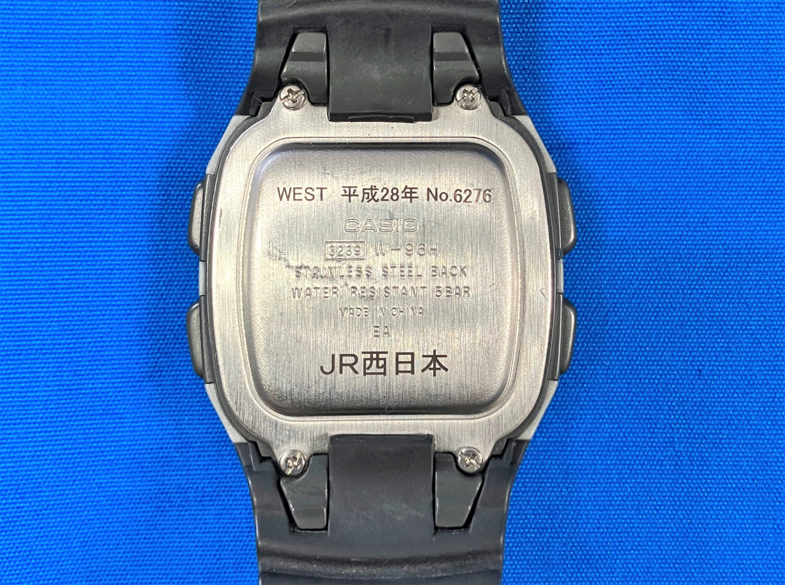 JR西日本公式大阪支社腕時計CASIOデジタルゴムベルト使用品）\nAE00050AE00050