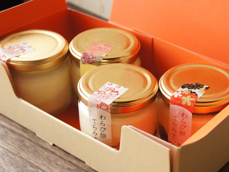 わらび餅てらみす 4個セット A: 九州エリア│DISCOVER WEST mall 【JR