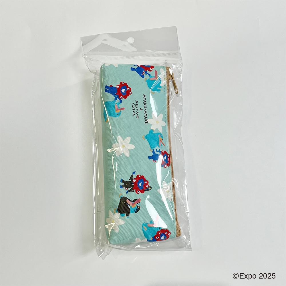 EXPO2025 ミャクミャク 【カモノハシのイコちゃん】 ペンポーチ Flower