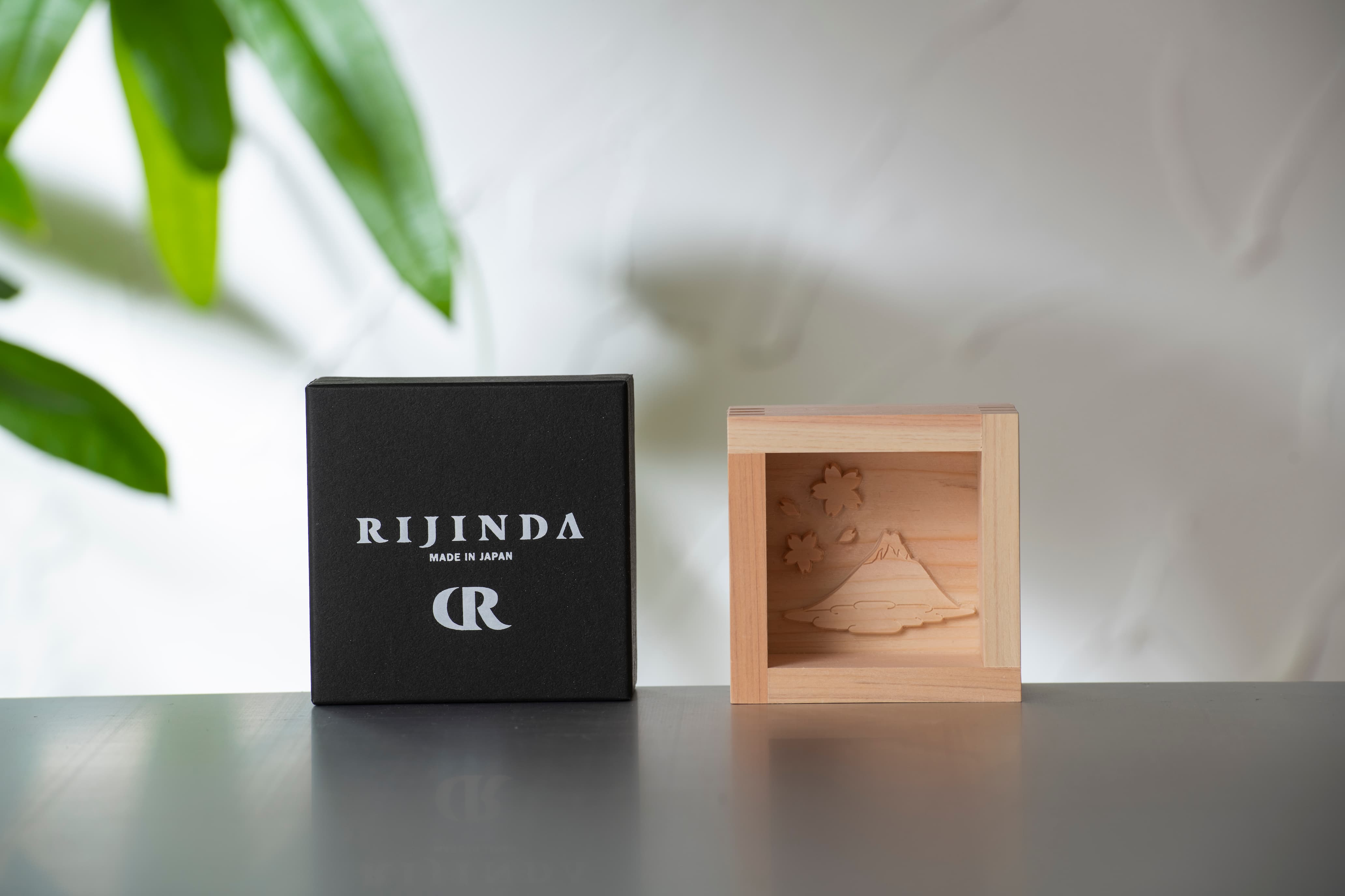 RIJINDA（リジンダ） 彫刻枡「富士山・桜」のレビュー/クチコミ