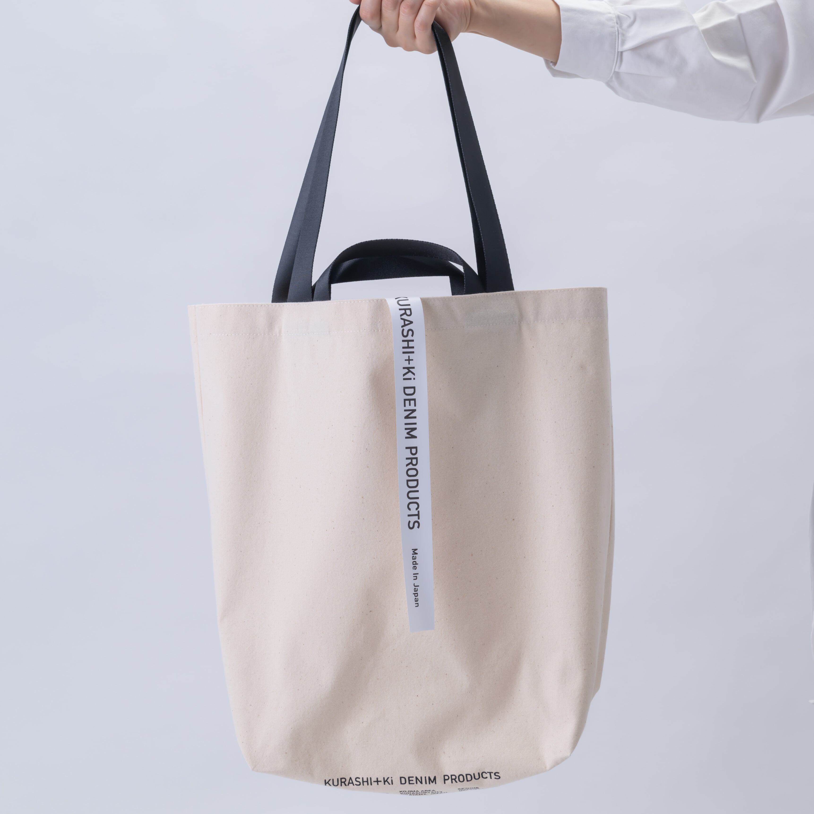 KURASHI+Ki BAG L Indigo（ショッピングトート・インディゴ