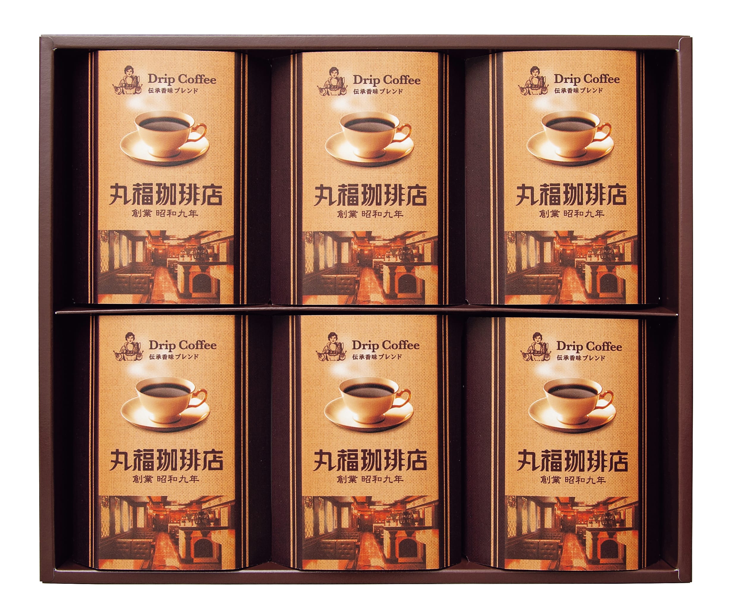 丸福珈琲店　伝承香味ブレンド詰合せ　6箱