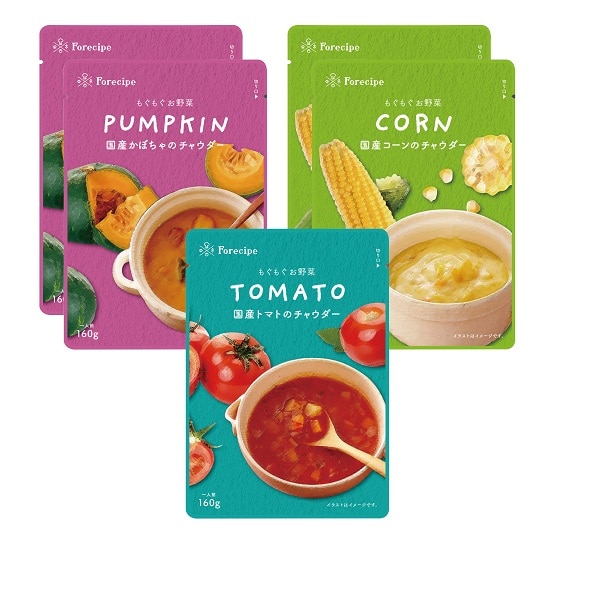 Ｆｏｒｅｃｉｐｅ　もぐもぐお野菜スープセット　5袋